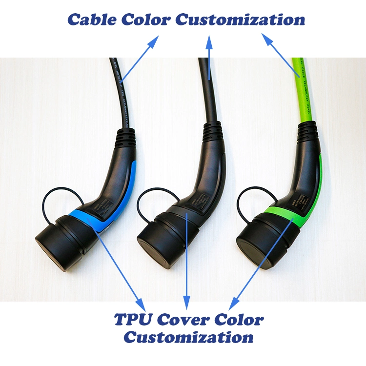 480V 32A Type 2 Gbt EV Charger Type 2 Electric Vehicle Charging Cable with Customized Logo